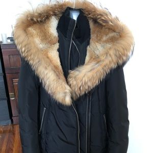 Mackage coat full fur hoodie in perfect condition
